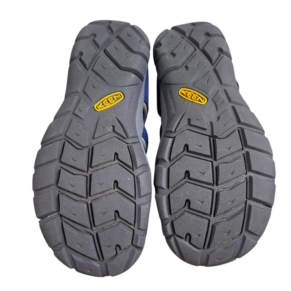 Keen Seacamp II CNX Kids Blue Grey Hybrid Water Sandals Shoes Size 1 US 32/33 EU